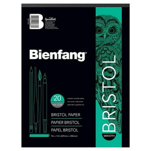 Block Papel Bristol Ultra Liso Bienfang (22X30Cm) 210Gr.