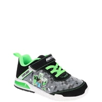 Zapatillas Minecraft Light-Up Steve & Creeper Para Niños Verde/Negro