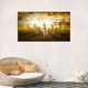 thumbnail image 1 of 1pc Modern Animal Wall Art, Five Running White Horse Canvas Painting, For Bedroom Living Room Decor No Frame, 1 of 4