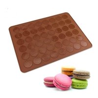 Genérico - Tapete De Silicona Lamina Silicona Macarons Tapete Macarons