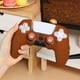 thumbnail image 4 of Funda de silicona para el mando de PS5, funda protectora suave y antideslizante, funda de silicona con pegatinas para el panel táctil/tapas de agarre para el pulgar-Marrón, 4 of 9