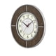 thumbnail image 1 of Reloj de pared Bulova Contempo C4379, 14 pulgadas, chapado en nogal, 1 of 2