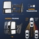 thumbnail image 2 of Espejo de vehículo Aeagle para Ford F-250/F-350 con calefacción eléctrica, 2 of 8