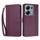 thumbnail image 3 of Funda Cartera Trébol para Xiaomi Redmi Note 13 Pro 4G con Ranuras Tarjetas y Carga Inalámbrica Violeta, 3 of 6