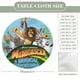 thumbnail image 2 of Madagascar-theme Fitted Round Tablecloths Elastic Edged Table Covers Waterproof Table Cloth for Kitchen Holiday Party Tables Decor 120cm, 2 of 6