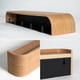 thumbnail image 4 of Perchero Kazai. Toke, diseño moderno, chapado en roble, montado en la pared, 4 of 7