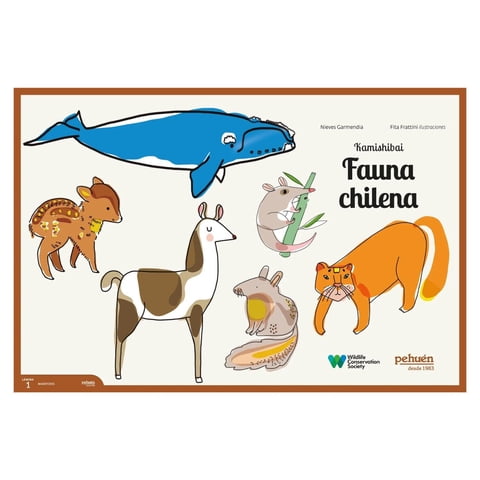 Pehuén - Kamishibai Fauna Chilena Blanco