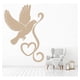thumbnail image 2 of Decomural Dove Heart Birds & Feathers WS-18788, 2 of 2