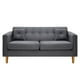 thumbnail image 1 of Sofa New Retro 3c Felpa 04 Gris, 1 of 6