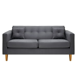 Bodevir - Sofa New Retro 3C Felpa 04 Gris