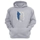 thumbnail image 1 of Polerón Canguro Attack On Titan Gris Claro Talla S Unisex, 1 of 3