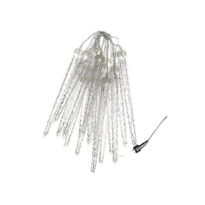 Bothyi - Luces Navideñas Colgantes De Carámbanos Resistentes Al Agua Para Exteriores, Aleros Y Patios