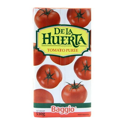 Puré De Tomate - Concentrado De Tomate Caja 530 G De La Huerta