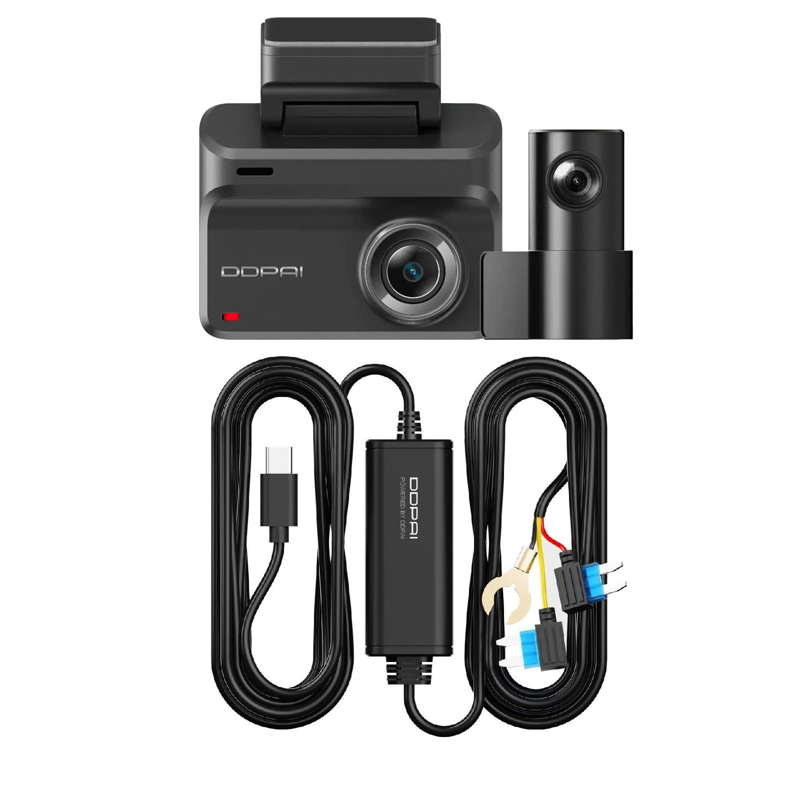 Cámara De Vehículo Dual 4k Uhd Gps Y Adas Ddpai Z50 pro + Kit De Cableado Ddpai Dc002