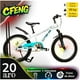 thumbnail image 1 of Bicicleta Aro 20 Cfeng Con Freno Disco Blanco Celeste, 1 of 9
