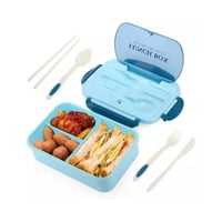 Importclick - Tupper Contenedor Microondas Alimentos Servicio Celeste