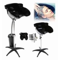 Linastore - Lavapelo Portátil Con Deposito De Agua Para Peluqueria Negro