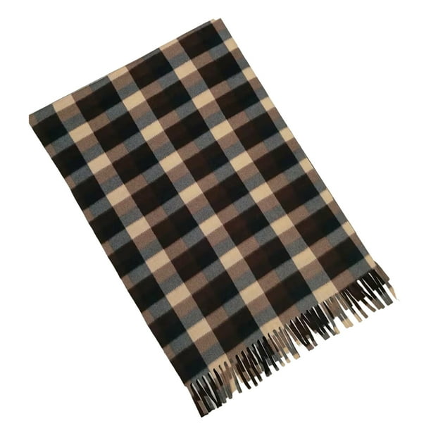 Bufanda de invierno para niños, chales cálidos, bufandas para padres e hijos, bufandas a cuadros para mujer, pequeñas