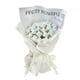 thumbnail image 3 of Ramo De Flores De Rosa De Simulación De Bricolaje 13 Piezas De Rosa Con Papel De Regalo Floral Azul, 3 of 5