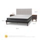 thumbnail image 3 of Cama Europea Curve New Ortopedic 2 Plazas Tigris S/T, 3 of 10
