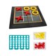thumbnail image 2 of Juego De Mesa 2 En 1, Juego De 4 Y Tres En Raya, Plegable, Para Familias Y Adolescentes, 2 of 5