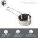 thumbnail image 3 of Taza medidora American Metalcraft 375 ml de acero inoxidable, 3 of 6