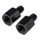 thumbnail image 4 of Espejo Retrovisor Lateral Para Motocicleta Scooter LH 10 Mm - RH 8 Mm Adaptador Negro, 4 of 5