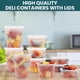 thumbnail image 4 of Deli Containers WGCC, 48 juegos con tapas, 8 oz, 16 oz, 32 oz, sin BPA, 4 of 6