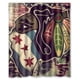thumbnail image 1 of Cortina de ducha de los Chicago Blackhawks, juego de cortina de baño con ganchos, tamaño 60 x 72 pulgadas, 1 of 3