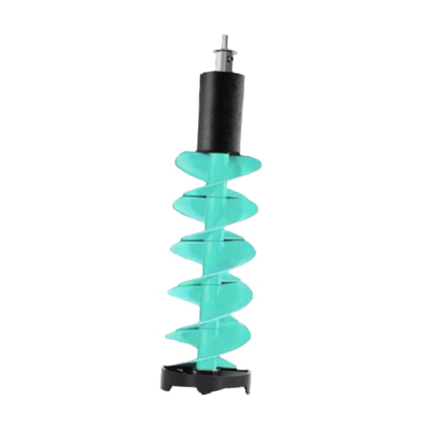 Taladro de hielo, barrena, accesorios de pesca en hielo, pesca en hielo, excavación, aleación de aluminio, taladro de pesca en hielo, barrena de hielo Flotador azul de 75 cm