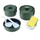 thumbnail image 1 of Set Ollas Aluminio Anti-Adherente 3 Piezas Verde Militar, 1 of 3