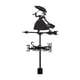 thumbnail image 4 of Lady Roof Mount Weather Vane Ornament Decoración del jardín Decoración del viento Medición de la herramienta Metal Weatherervane para invernaderos de, 4 of 5