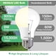 thumbnail image 3 of Ampolleta LED DEGNJU A19 8W Equiv 60W 2700K E26 3 Unid, 3 of 3