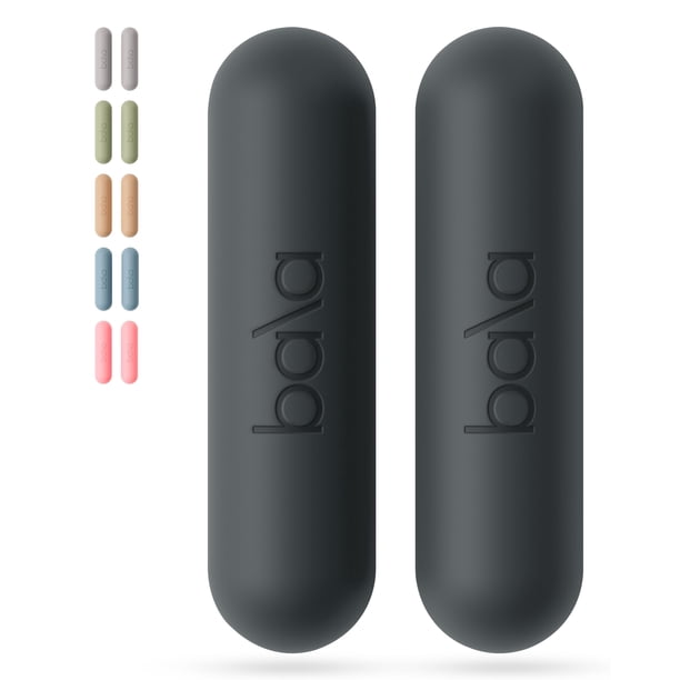 Juego de mancuernas Bala Bars, 1,4 kg, para mujeres y hombres, color carbón, 2 barras