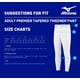 thumbnail image 3 of Pantalón Mizuno Premier Tapered Tweener para Hombre Gris Talla XL, 3 of 5