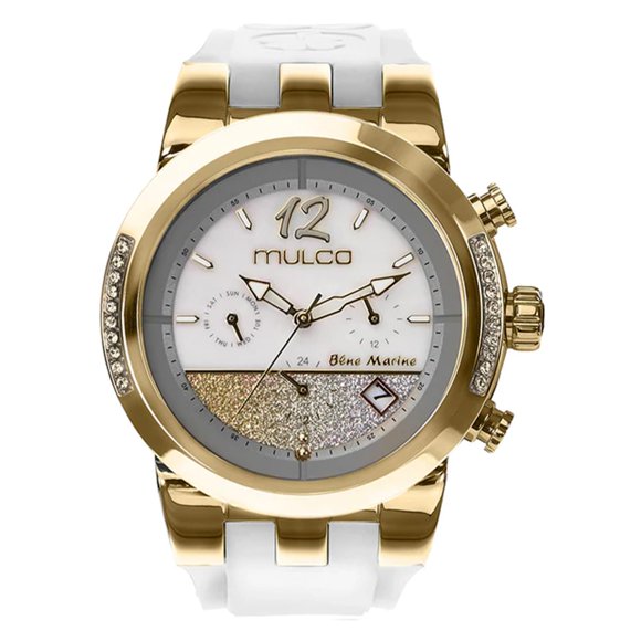 Reloj MULCO impermeable de oro rosa analógico para mujer