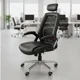 thumbnail image 1 of Silla de Escritorio Ejecutiva Negra Ergonómica con Apoyacabeza – Sillón Gerencial para Oficina, 1 of 3