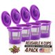 thumbnail image 1 of Paquete de 4 tazas K reutilizables PUREHQ para cafetera Keurig, 1 of 9