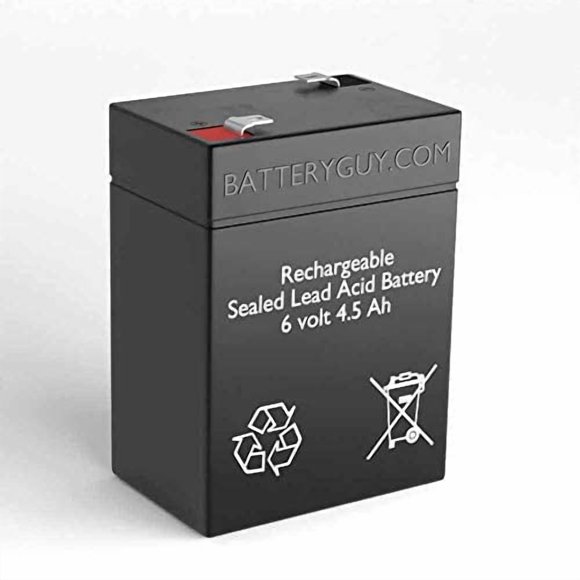 BatteryGuy NPB 595 Batería Recargable SLA de 6 V 4,5 Ah