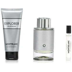 Montblanc - Mont Blanc Explorer Platinum By Mont Blanc For Men - 3 Pc Gift Set 3.3Oz Edp Spray, 3.3Oz Shower Gel, 0.25Oz Edp Spray