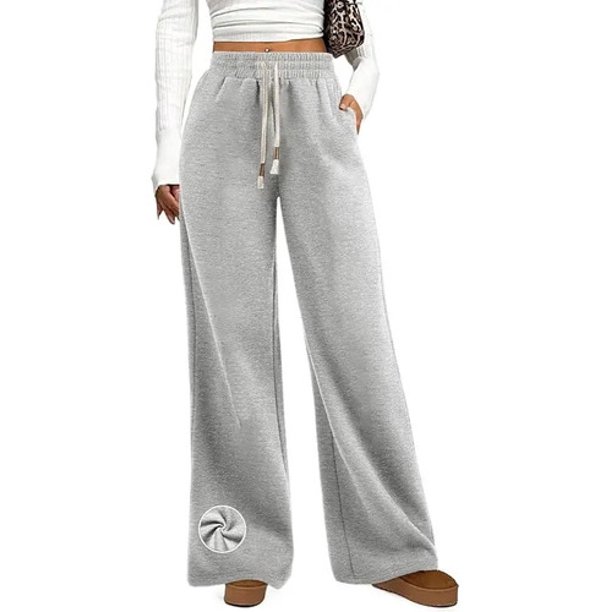 3x Pantalón Pierna Ancha Mujer Casuales Elásticos Tiro Alto Surtidos 3xl