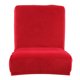 thumbnail image 3 of Stretch Short Low Back Chair Cover Bar Counter Stool Slipcover Wine Red, 3 of 5