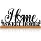 thumbnail image 1 of Cartel Home Sweet Home Teenyyou 31 x 16 cm Metal Madera, 1 of 3