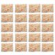thumbnail image 1 of 20 Unids Artificial Flower Wall Panel Wedding Venue Shop Ventana Decoración Naranja, 1 of 5