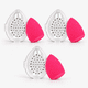 thumbnail image 1 of Pack x3 Esponja de Maquillaje con Carcasa Respirable sin Látex Fucsia Magic Makeup, 1 of 3