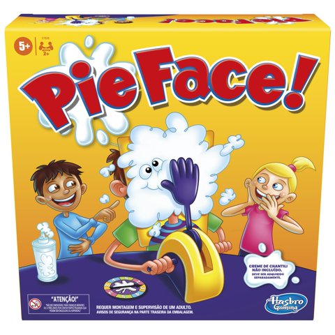 Juego De Mesa Hasbro Gaming Pie Face Whipped Cream Kids 5+