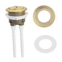 Magideal - Botón De Descarga De Inodoro De Doble Pulsación, 38 Mm, 48 Mm Y 58 Mm, Práctico Accesorio Redondo Para Tanque De Inodoro, Botón De Descarga Para Baño