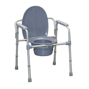 Glomed - Baño Portátil Wc Plegable Esmaltado 51Cm Gris