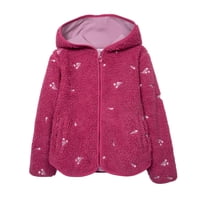 Pillin - Polerón Niña Chiporro Con Gorro Y Cierre Burdeo