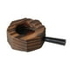thumbnail image 2 of Portavelas De Madera Para Lamparilla, Candelabro De Pilar, Mesa De Cena, Decoración Del Hogar, Color Marrón, 2 of 3